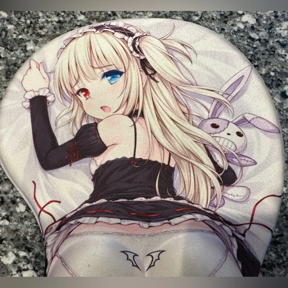 Anime Maid Mousepad w/ Wrist Support